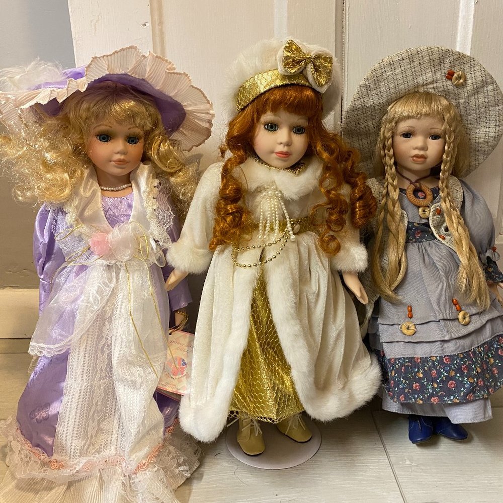Elegant Porcelain Dolls
